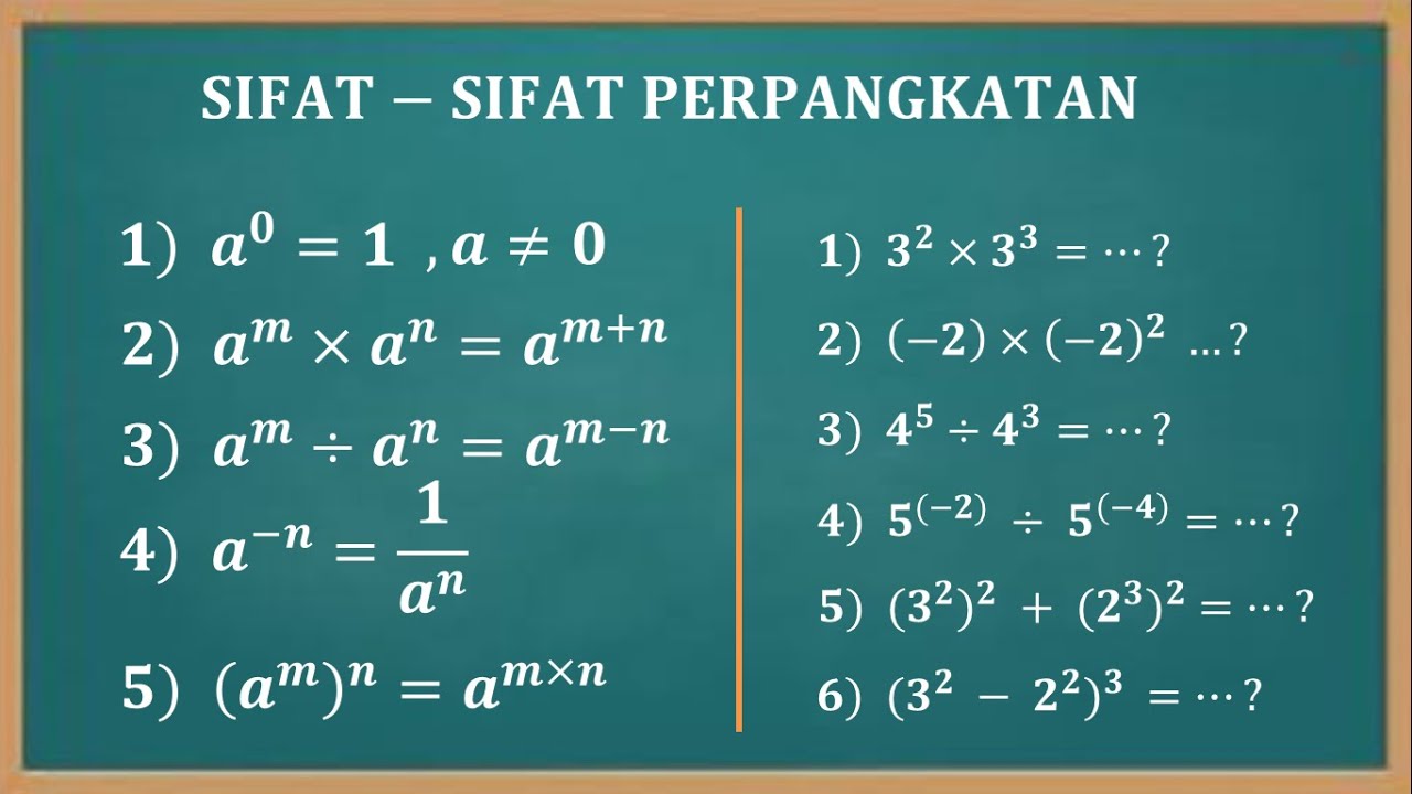 Detail Contoh Soal Bilangan Berpangkat Positif Nomer 29