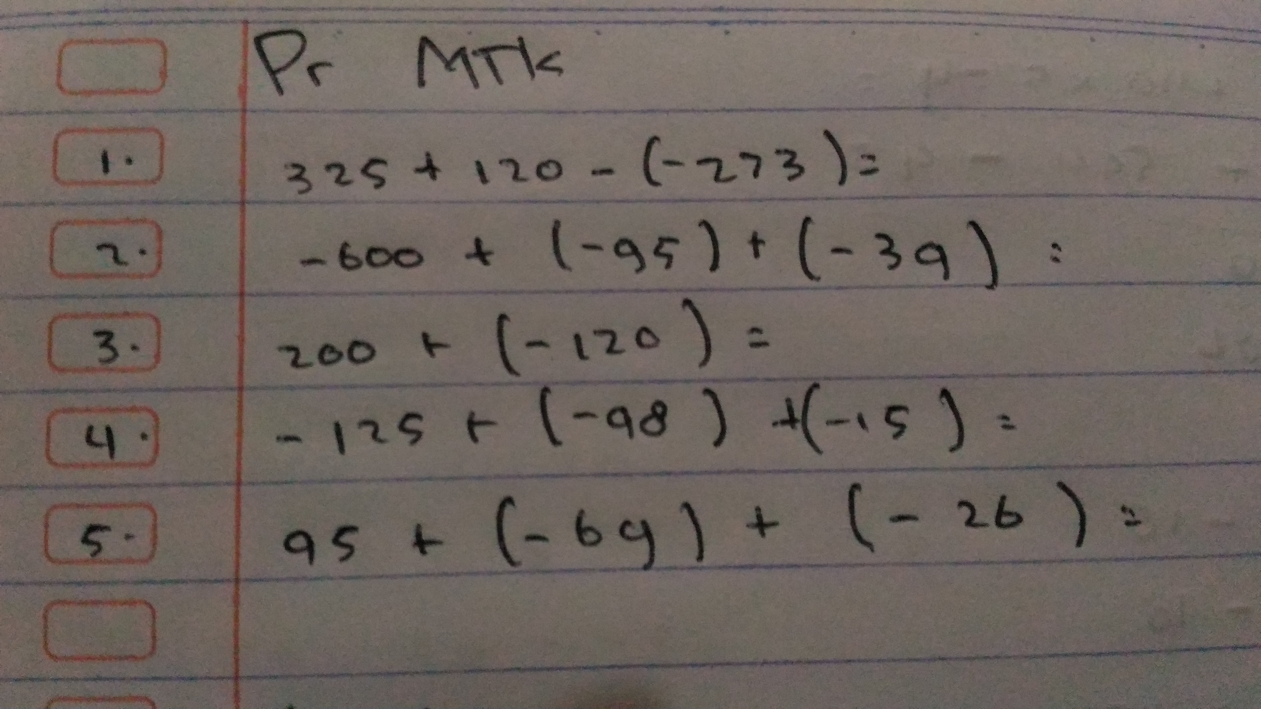 Detail Contoh Soal Bilangan Bulat Negatif Nomer 10