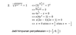 Download Contoh Soal Bilangan Eksponen Nomer 22