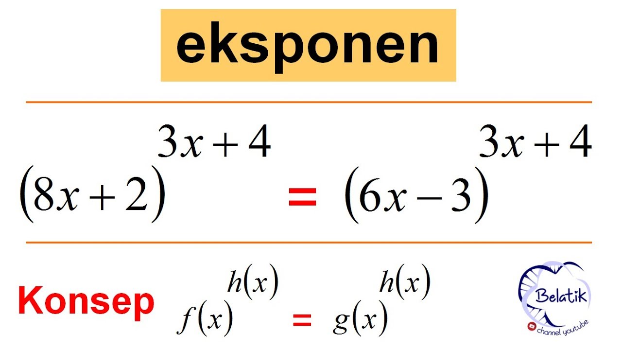 Detail Contoh Soal Bilangan Eksponen Nomer 25