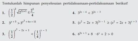 Detail Contoh Soal Bilangan Eksponen Nomer 31