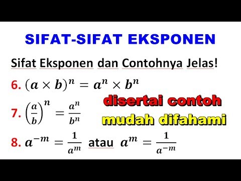 Detail Contoh Soal Bilangan Eksponen Nomer 33