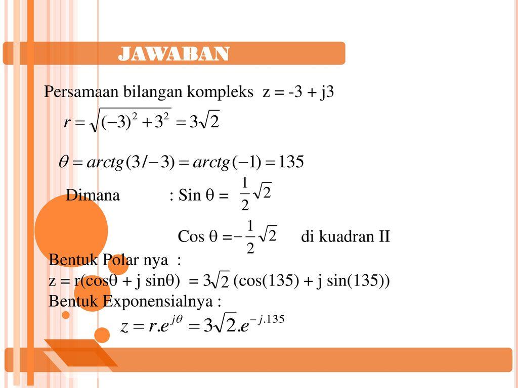 Detail Contoh Soal Bilangan Kompleks Nomer 16