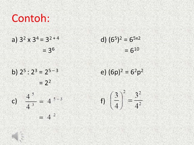 Detail Contoh Soal Bilangan Pangkat Nomer 21