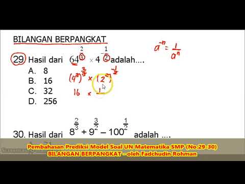 Detail Contoh Soal Bilangan Pangkat Nomer 53