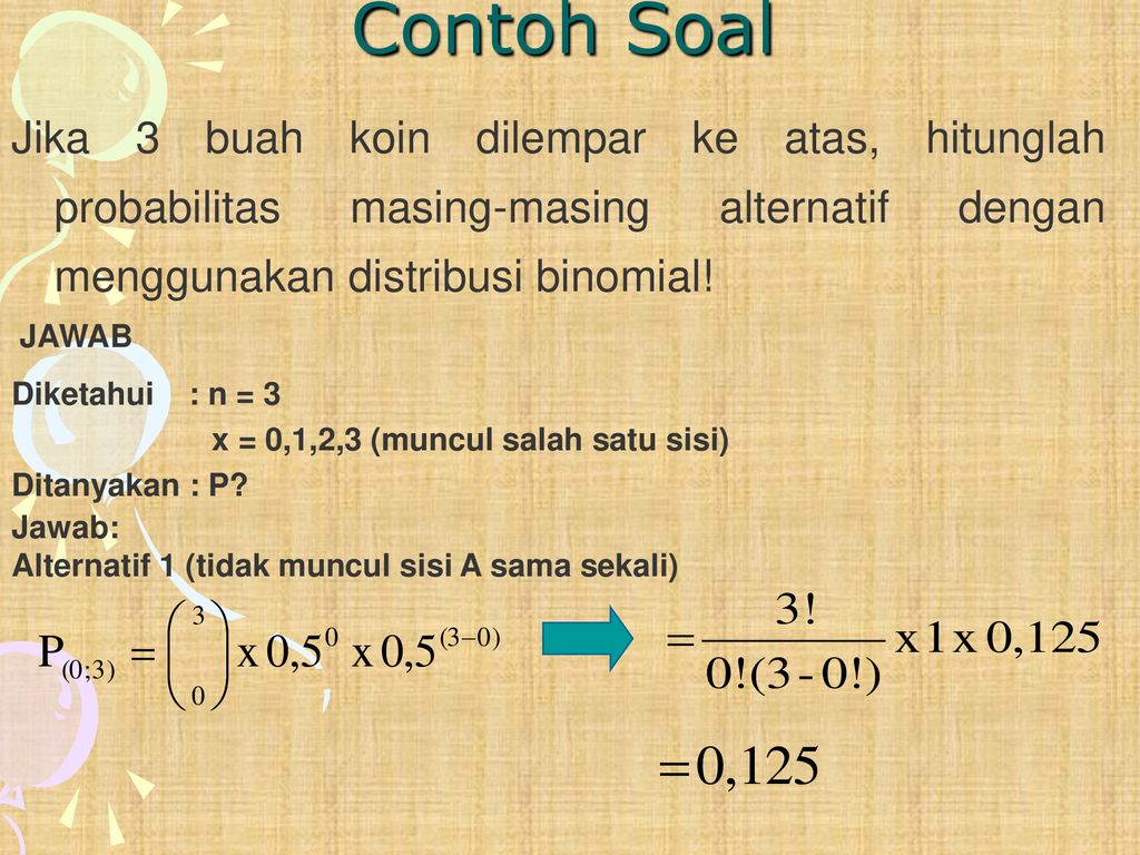 Detail Contoh Soal Binomial Nomer 53