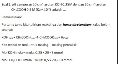 Detail Contoh Soal Buffer Nomer 13