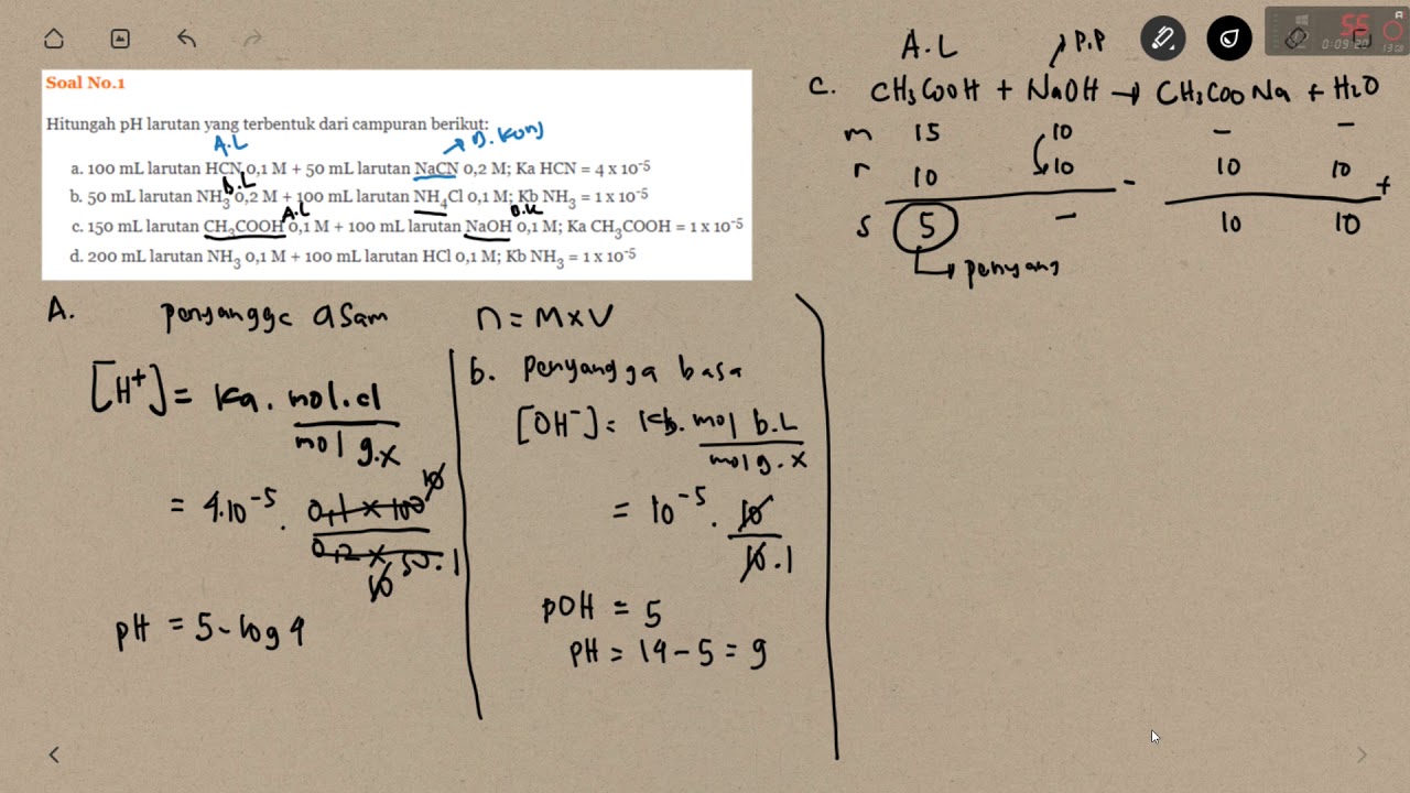 Detail Contoh Soal Buffer Nomer 23