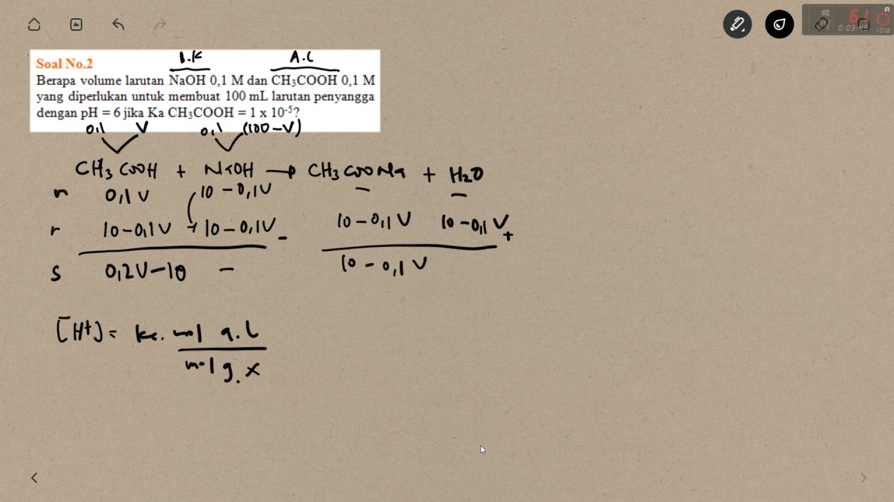 Detail Contoh Soal Buffer Nomer 29