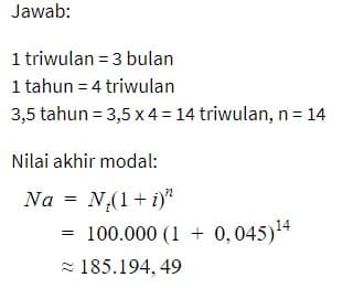 Detail Contoh Soal Bunga Tunggal Dan Bunga Majemuk Nomer 25