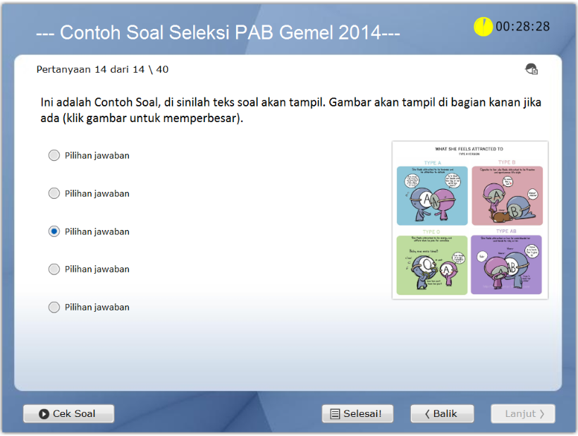 Detail Contoh Soal Cbt Nomer 4