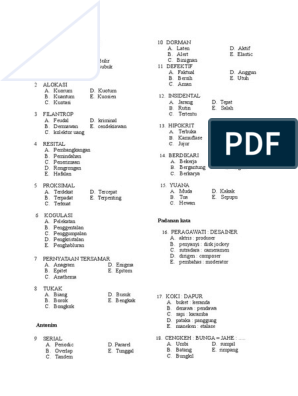 Detail Contoh Soal Cbt Nomer 34