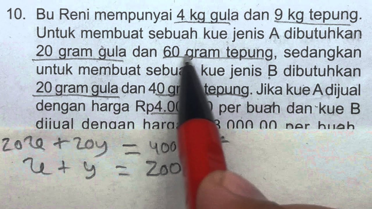 Detail Contoh Soal Cerita Matematika Nomer 35