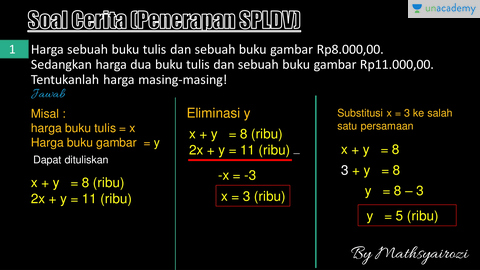 Detail Contoh Soal Cerita Spldv Nomer 4