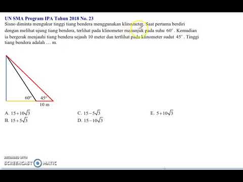 Detail Contoh Soal Cerita Trigonometri Nomer 2