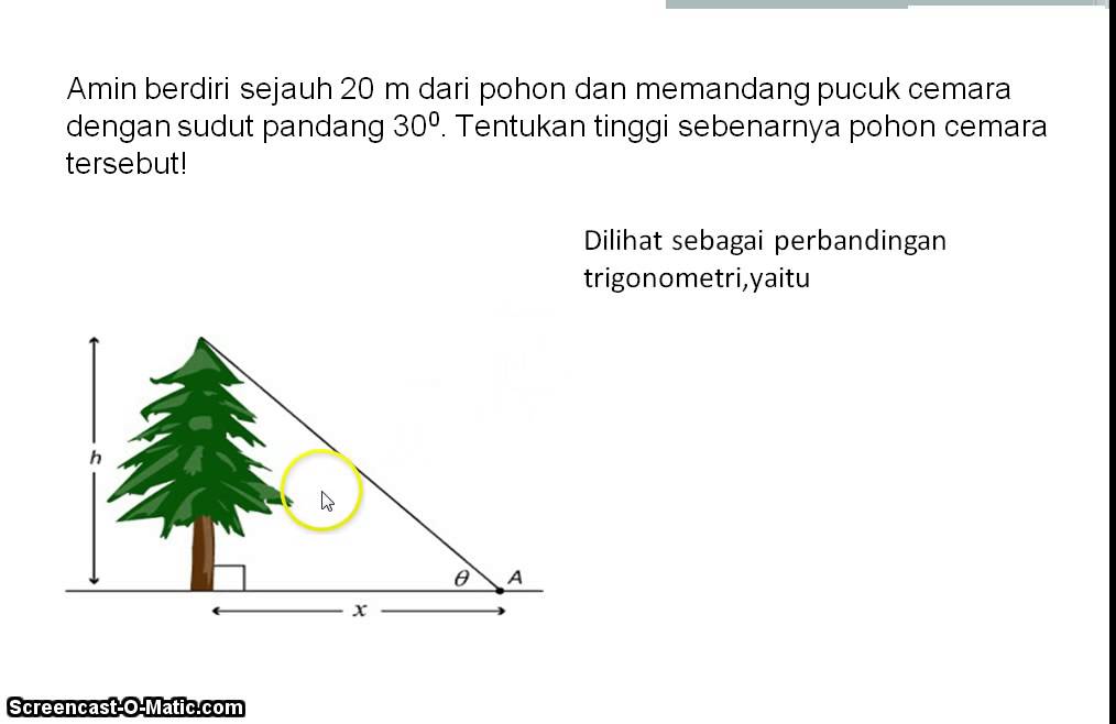 Detail Contoh Soal Cerita Trigonometri Nomer 14