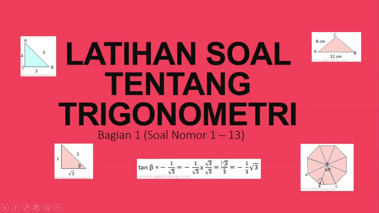 Detail Contoh Soal Cerita Trigonometri Nomer 37