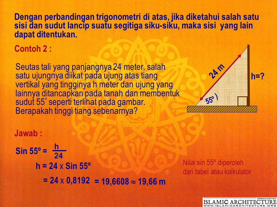 Detail Contoh Soal Cerita Trigonometri Nomer 51