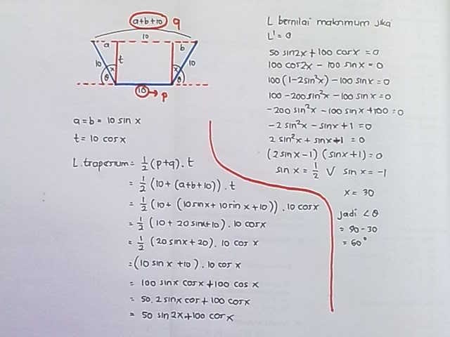 Detail Contoh Soal Cerita Trigonometri Nomer 54