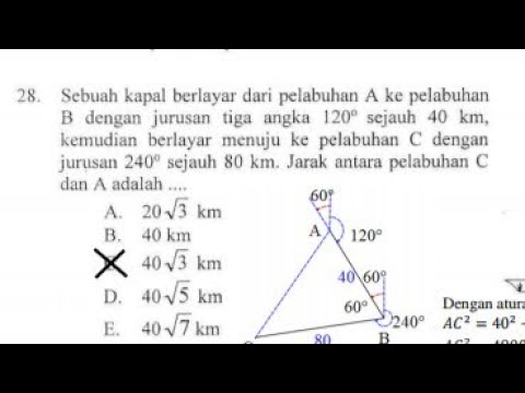 Detail Contoh Soal Cerita Trigonometri Nomer 7