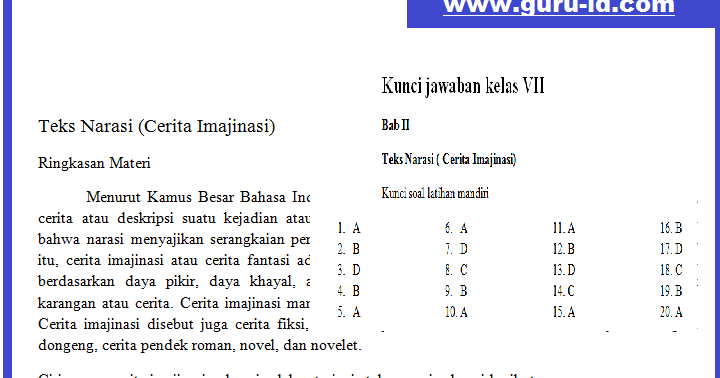 Detail Contoh Soal Cerpen Essay Nomer 13