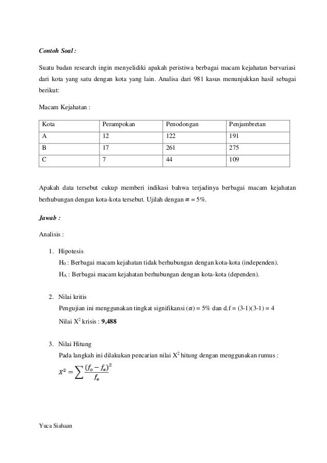 Detail Contoh Soal Chi Square Nomer 35