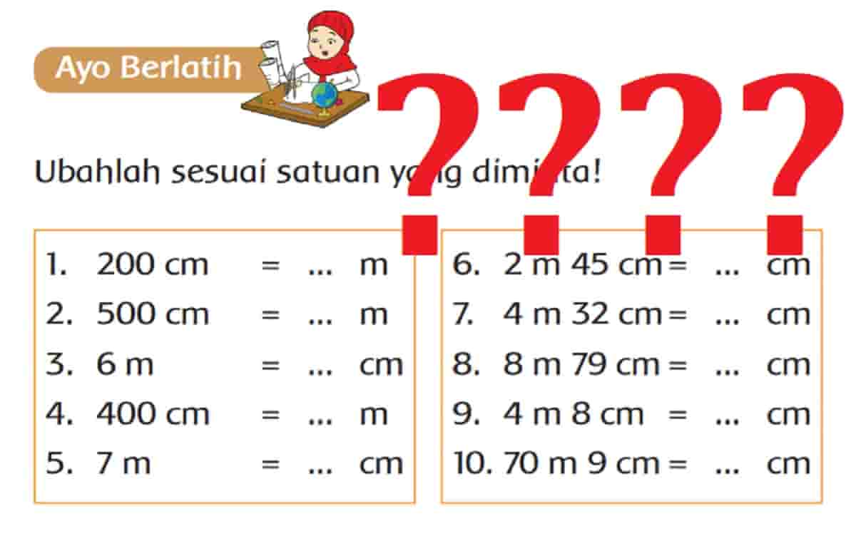 Detail Contoh Soal Cm Ke M Nomer 9