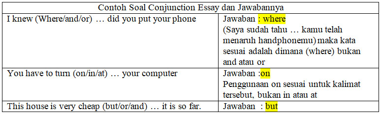 Detail Contoh Soal Conjunction Nomer 7