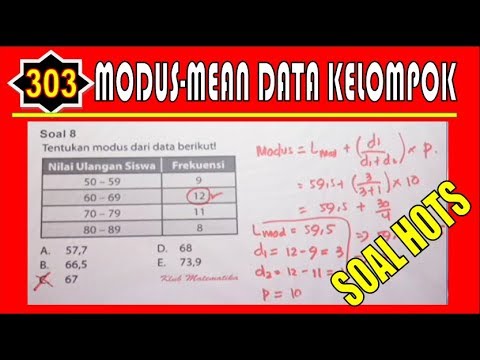Detail Contoh Soal Data Kelompok Nomer 54