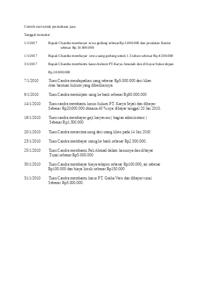 Detail Contoh Soal Debit Dan Kredit Nomer 56