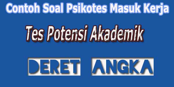 Detail Contoh Soal Deret Angka Nomer 48