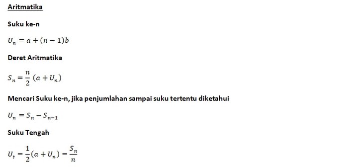 Contoh Soal Deret Aritmatika Dan Geometri - KibrisPDR