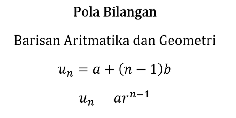 Detail Contoh Soal Deret Aritmatika Dan Geometri Nomer 42