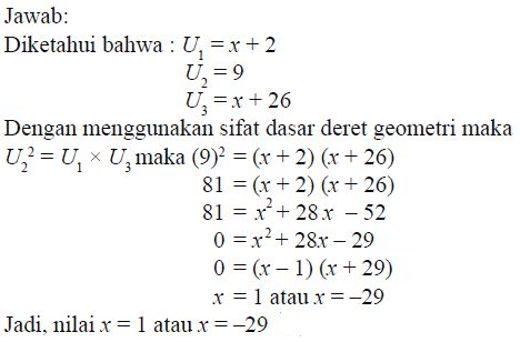 Detail Contoh Soal Deret Aritmatika Dan Geometri Nomer 45