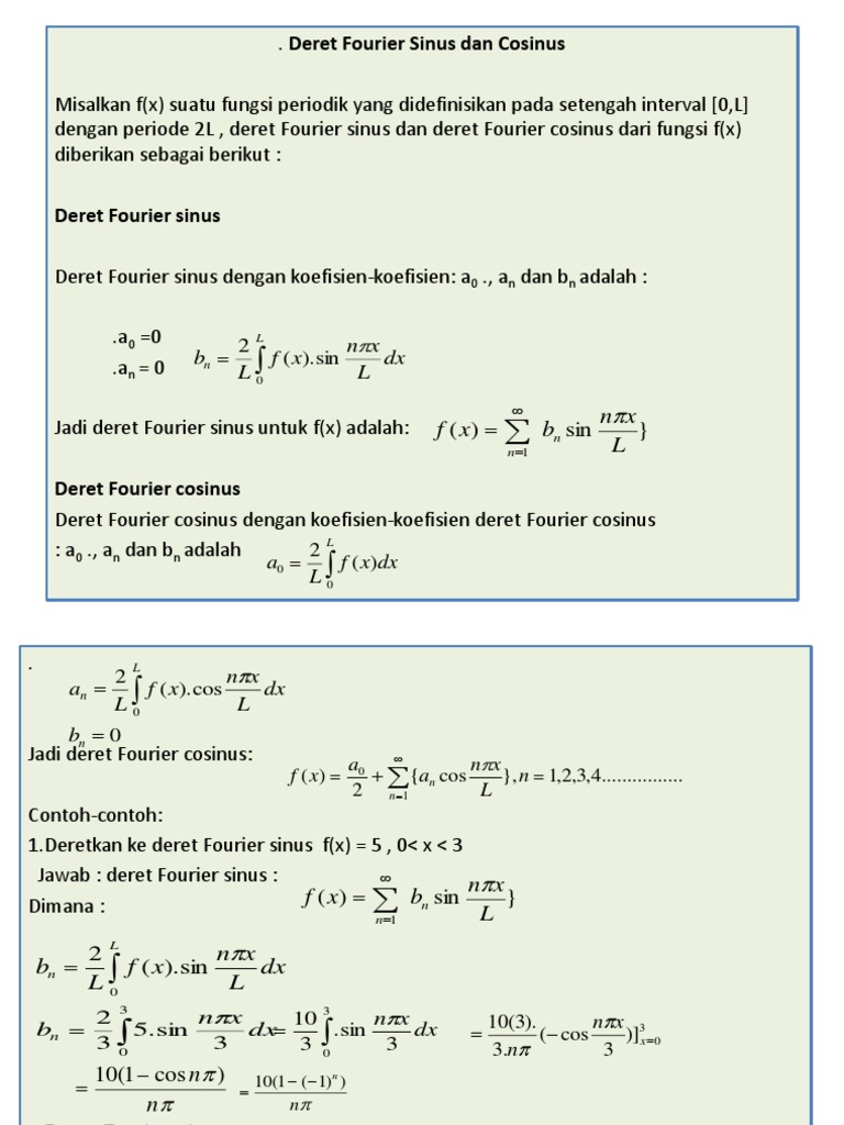 Detail Contoh Soal Deret Fourier Nomer 15