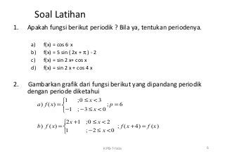 Detail Contoh Soal Deret Fourier Nomer 17