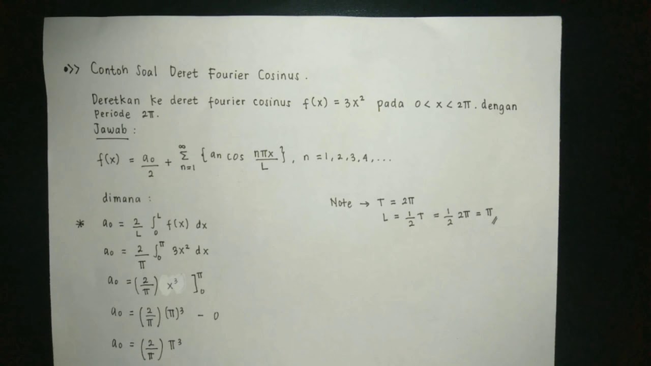 Detail Contoh Soal Deret Fourier Nomer 24