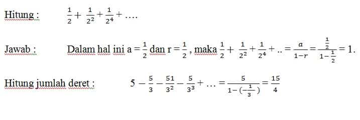 Detail Contoh Soal Deret Geometri Tak Hingga Nomer 32