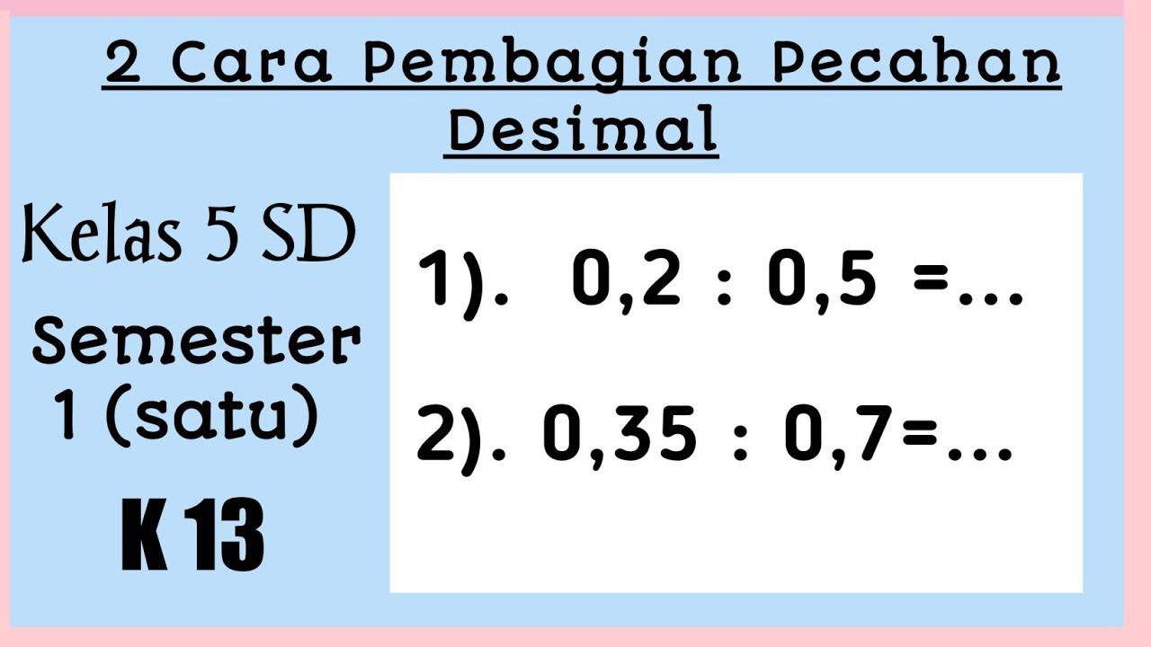 Detail Contoh Soal Desimal Nomer 14