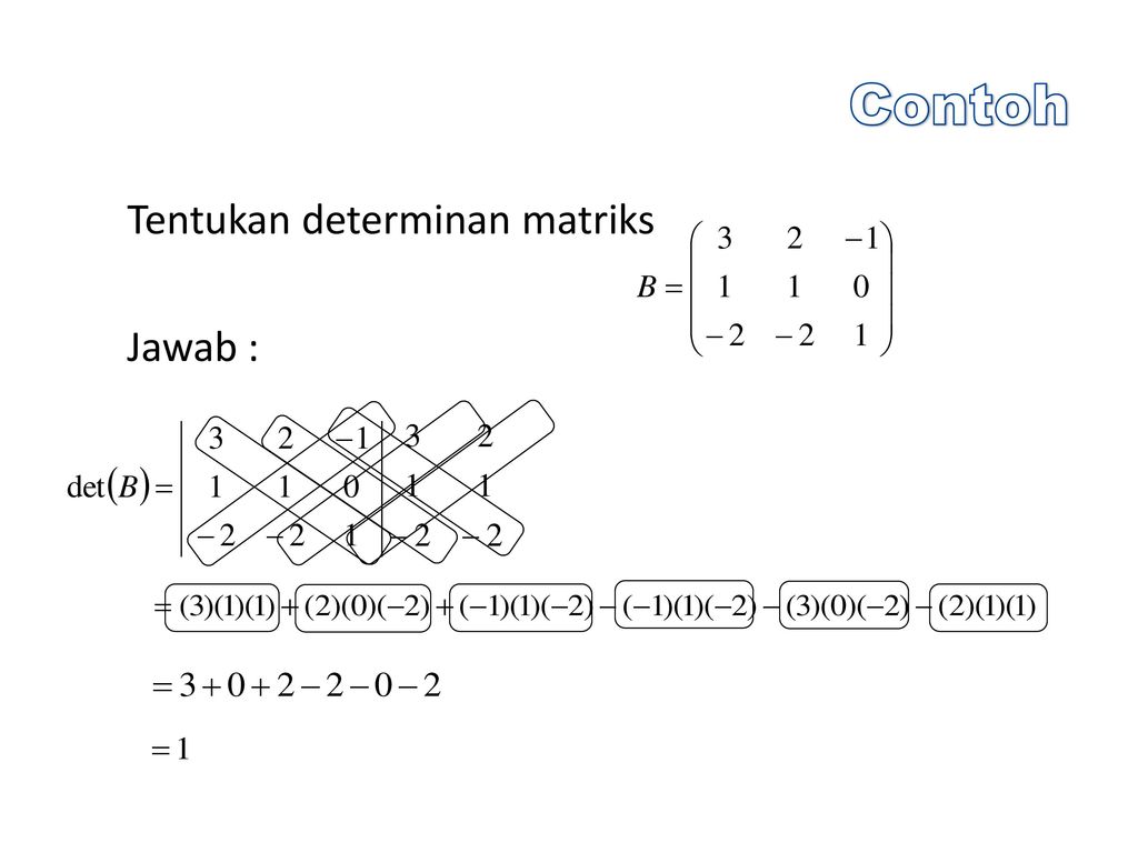 Detail Contoh Soal Determinan Nomer 56