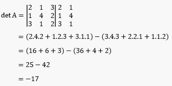 Detail Contoh Soal Determinan Matriks 2x2 Nomer 27