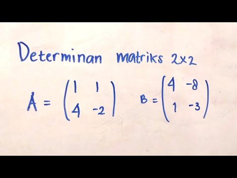 Detail Contoh Soal Determinan Matriks 2x2 Nomer 38