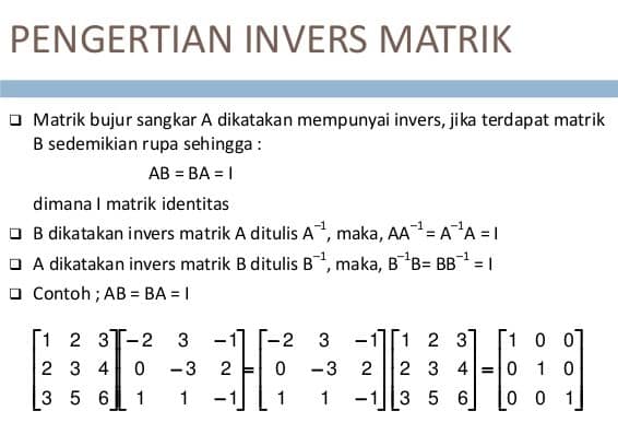 Detail Contoh Soal Determinan Matriks Ordo 3x3 Nomer 17