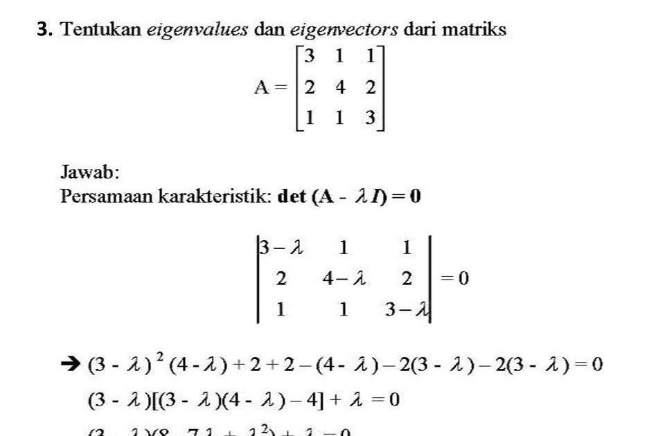 Detail Contoh Soal Determinan Matriks Ordo 3x3 Nomer 19