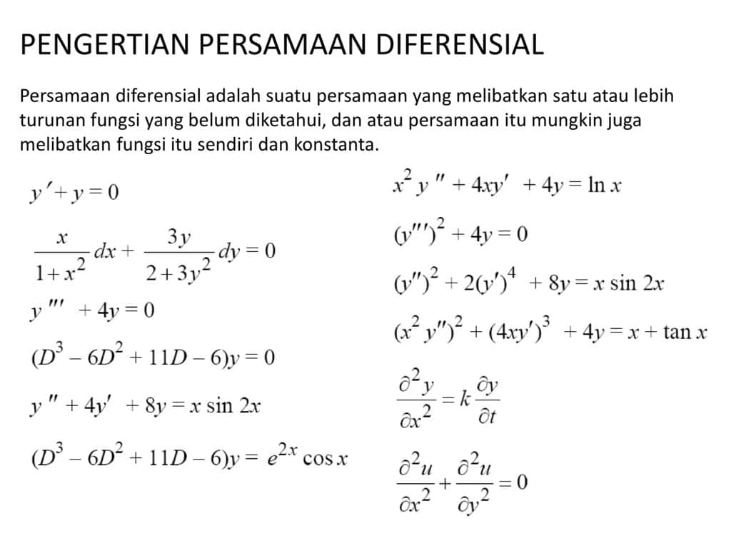 Detail Contoh Soal Diferensial Nomer 4