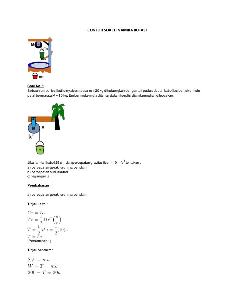 Detail Contoh Soal Dinamika Nomer 21