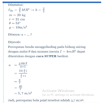 Detail Contoh Soal Dinamika Rotasi Dan Penyelesaiannya Nomer 10