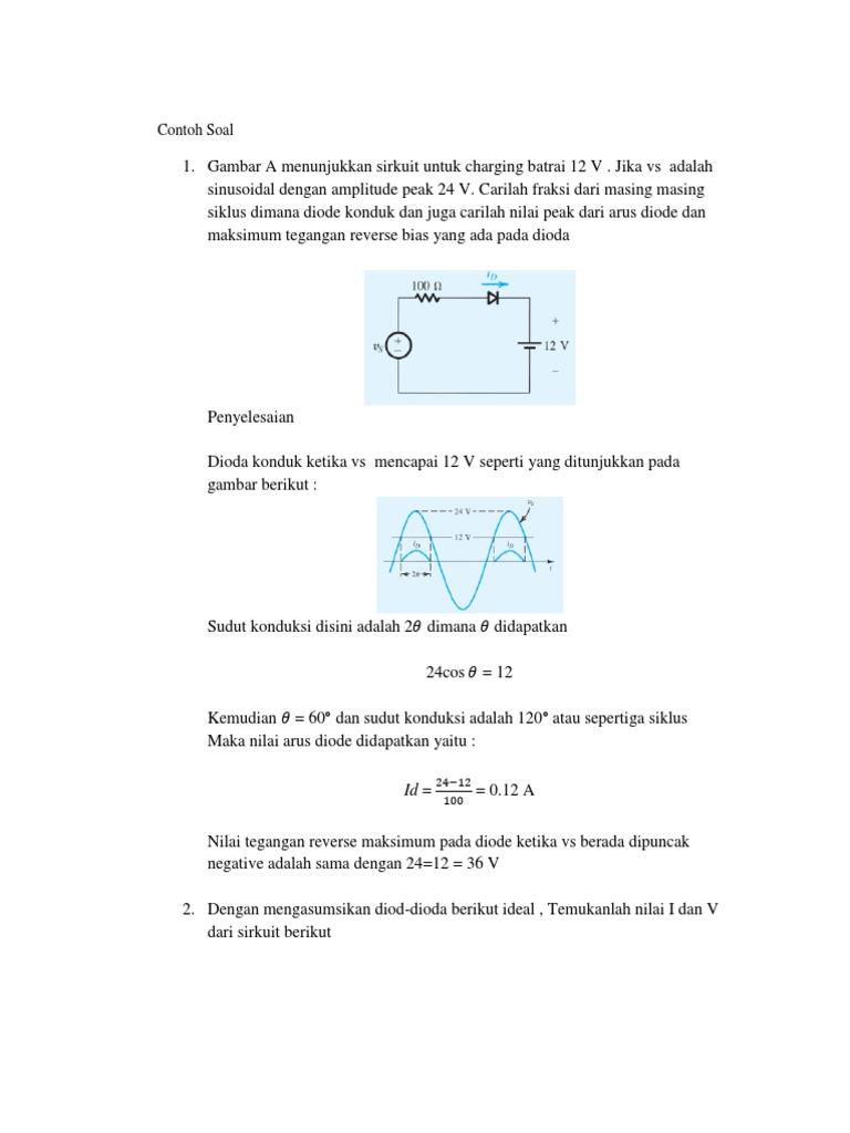 Detail Contoh Soal Dioda Nomer 37