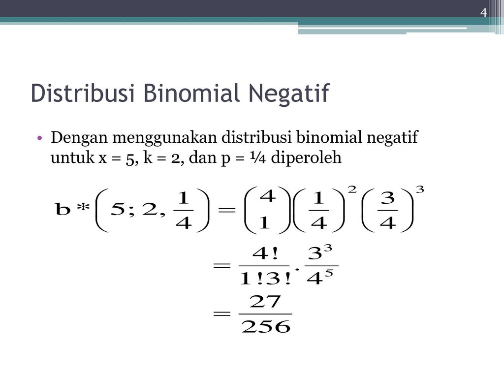 Detail Contoh Soal Distribusi Binomial Nomer 44