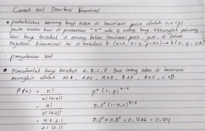 Detail Contoh Soal Distribusi Probabilitas Nomer 17